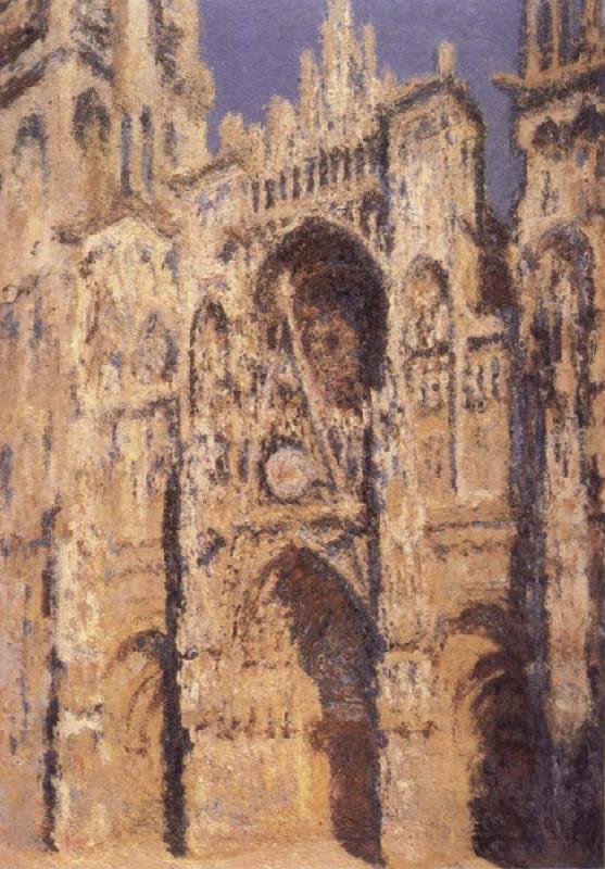 Claude Monet Rouen Cathedral,portrait of Sint-Romain-s Tower oil painting image